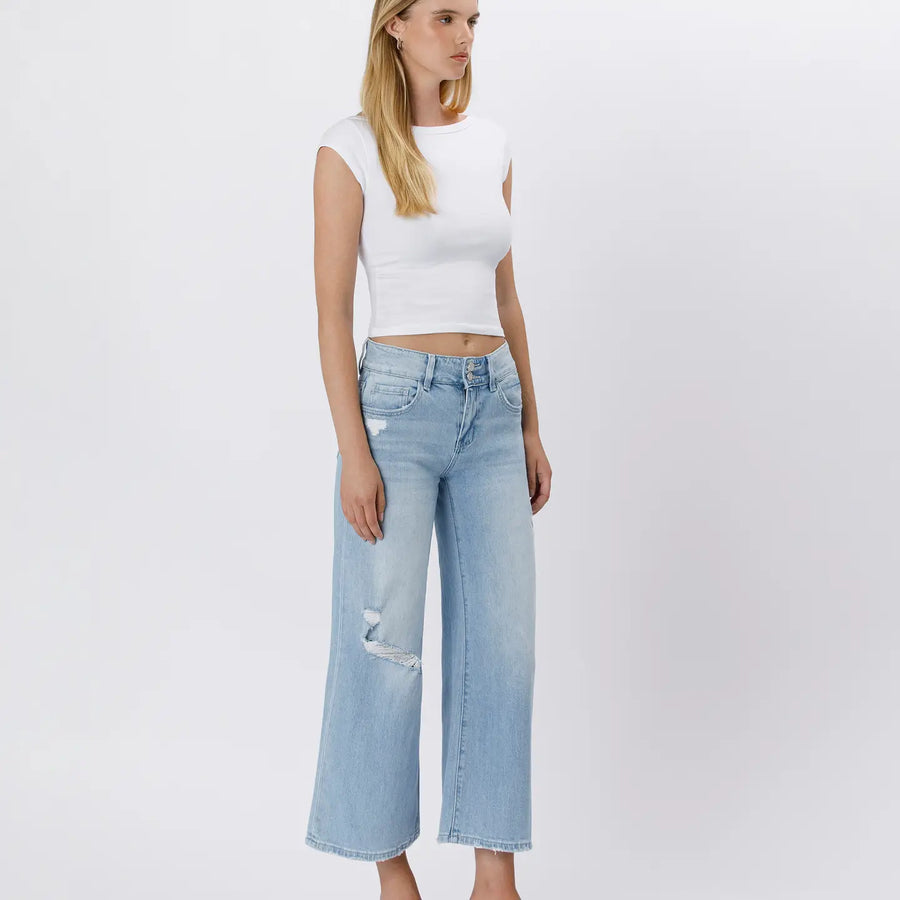 Cava Wide Leg Vervet Jeans