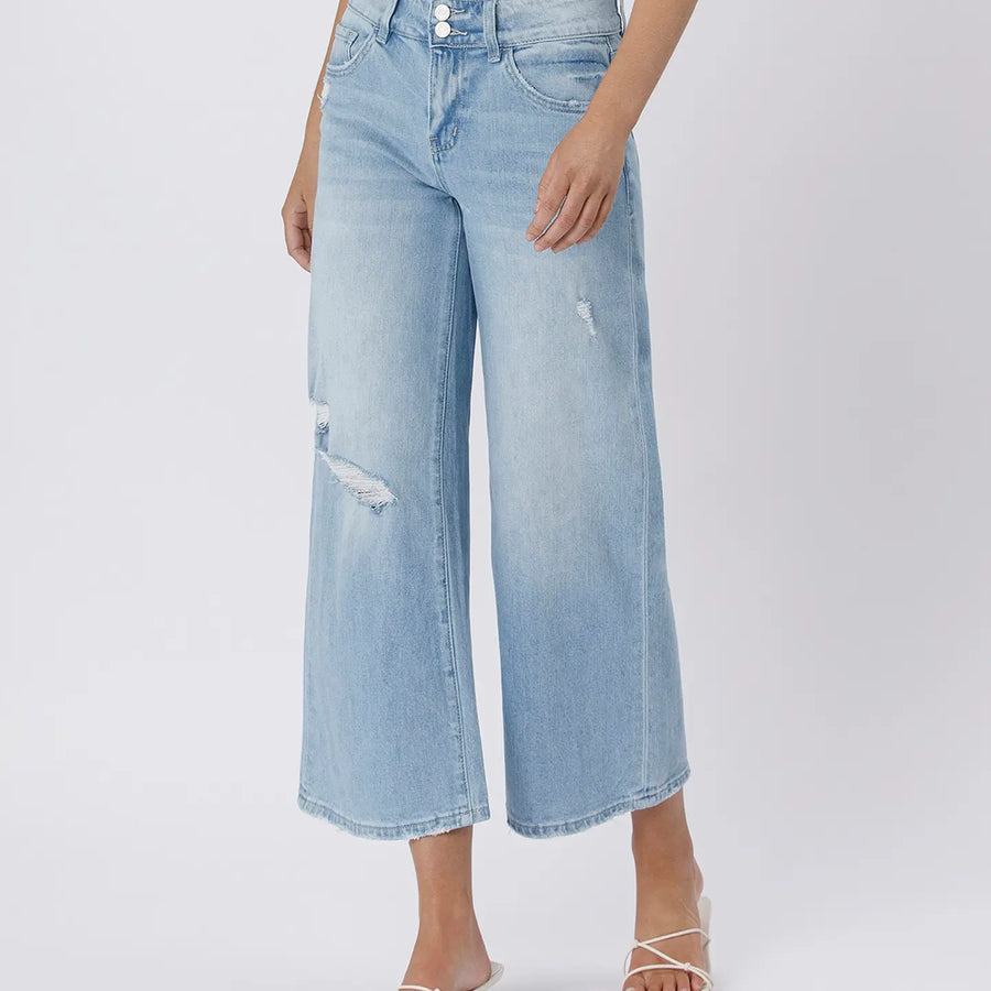 Cava Wide Leg Vervet Jeans