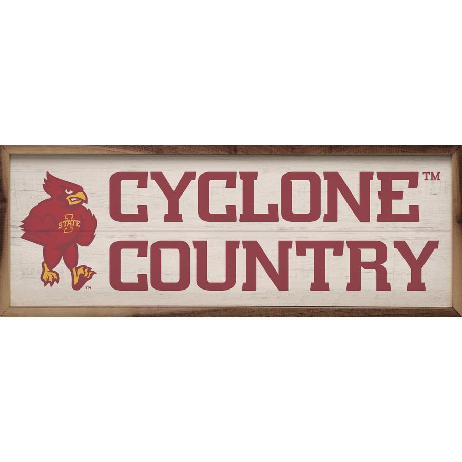 Cyclone Country Sign 12x4