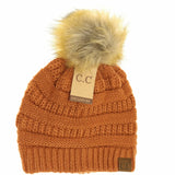 CC Fur Pom Beanie