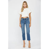 Freestyle Mid Rise Crop Mica Jean