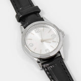 Thin Leather Strap Vintage Watch