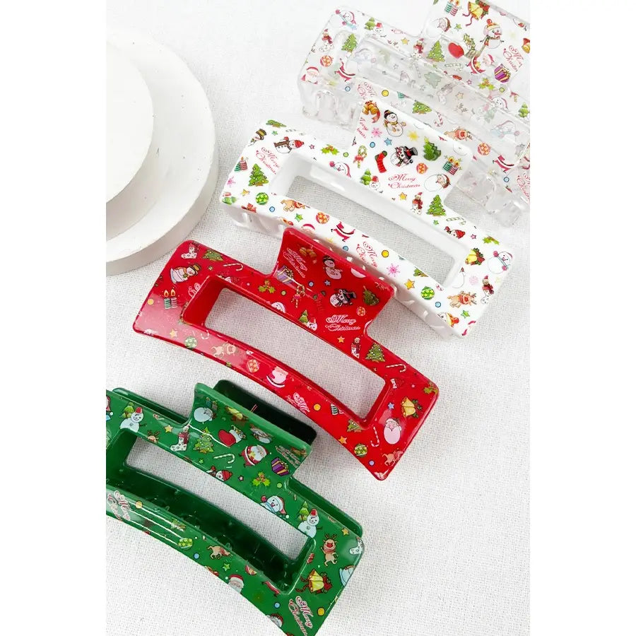 Christmas Pattern Hair Clip