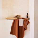 Geometry Waffle Hand Towel