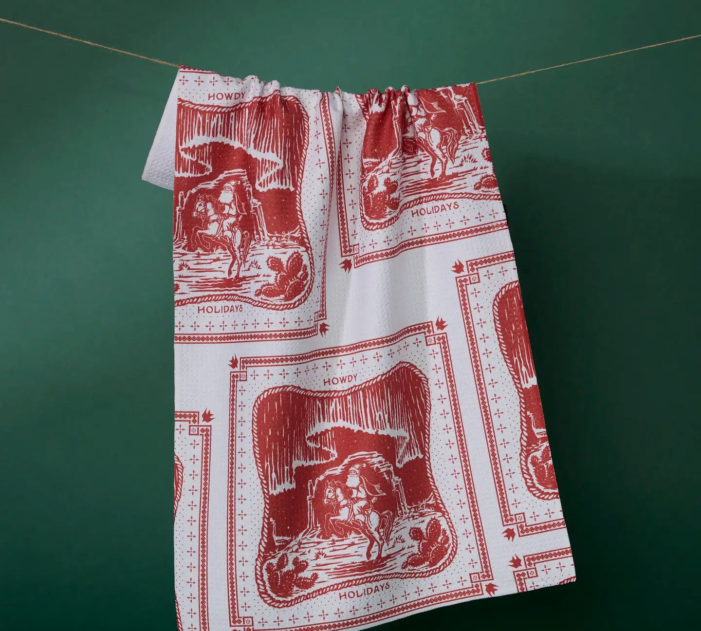 Christmas Geometry Tea Towel 18x30