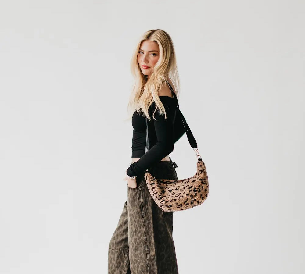 Shirley Sherpa Crossbody Bag