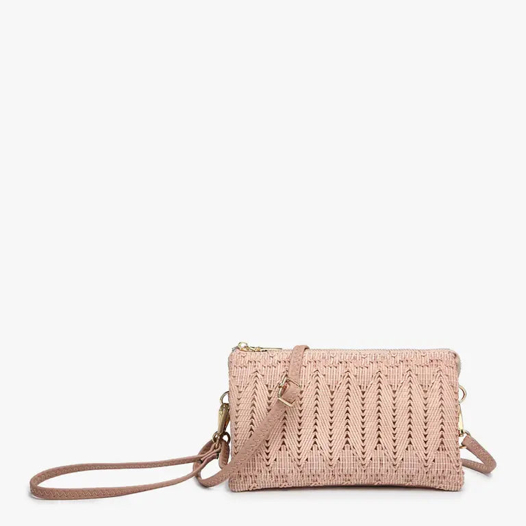 Riley Woven Herringbone Crossbody Bag