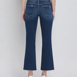 High Rise Mini Ankle Bootcut Vervet Jeans