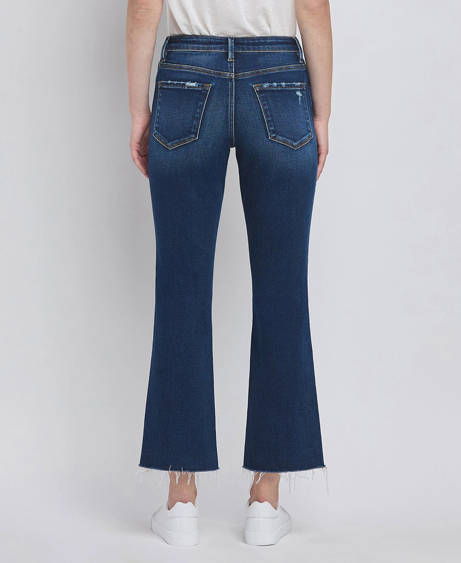High Rise Mini Ankle Bootcut Vervet Jeans
