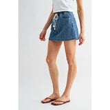 Mica High-Rise Pull On Mini Skirt
