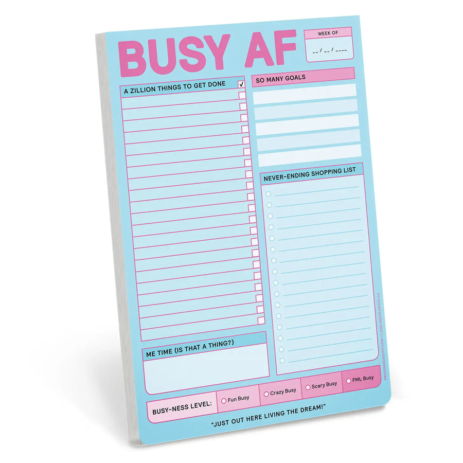 Busy AF Notepad