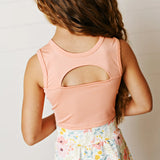Girls Coral Active Tank Top