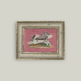 Embroidered Pup Art 7x7"