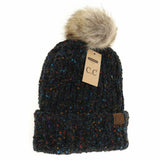 CC Confetti Mohair Ribbed Beanie