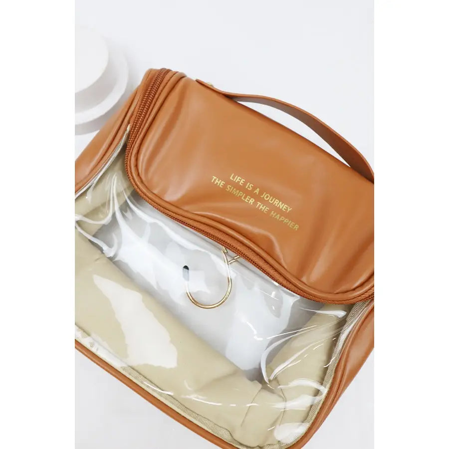 Clear Travel Cosmetic Bag