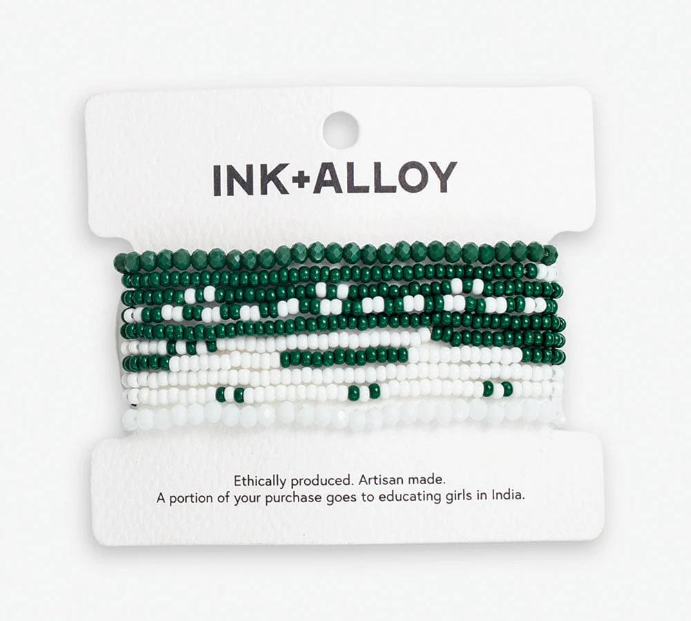 Sage Carded Bracelet Stack