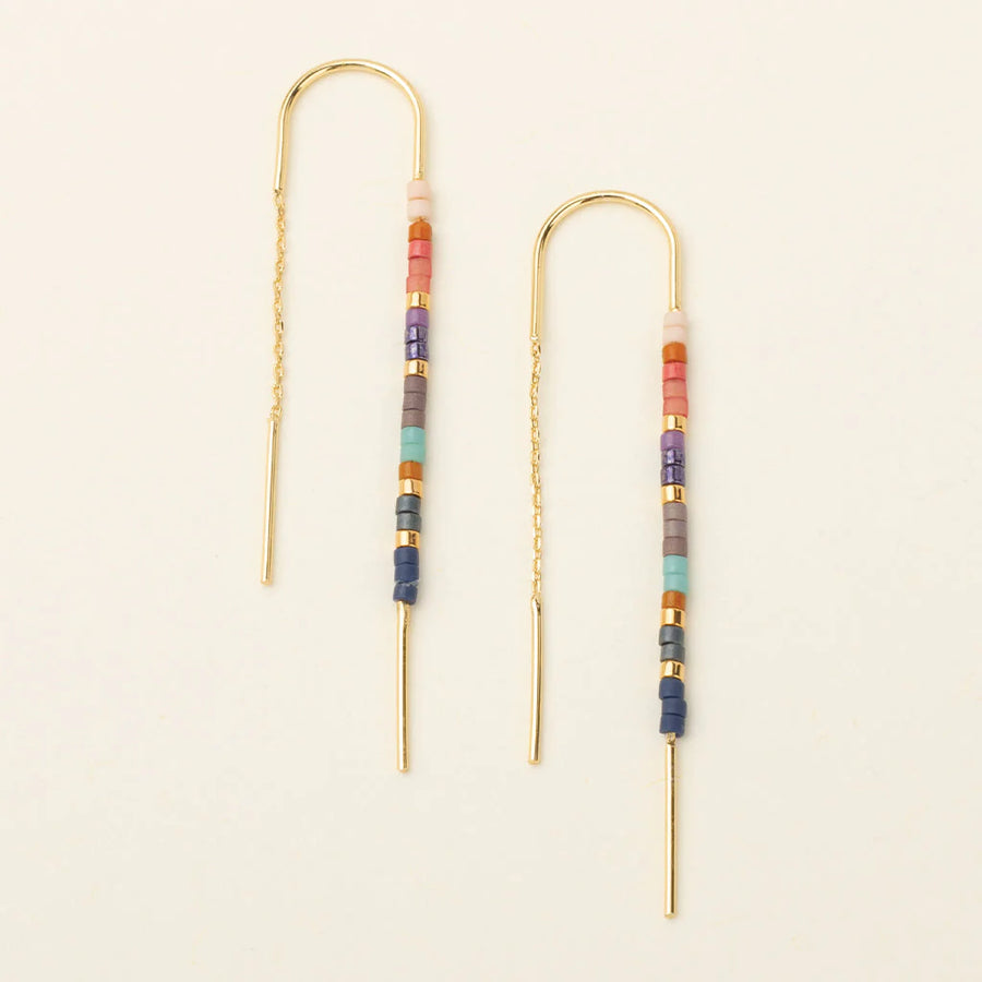 Chromacolor Miyuki Thread Earring