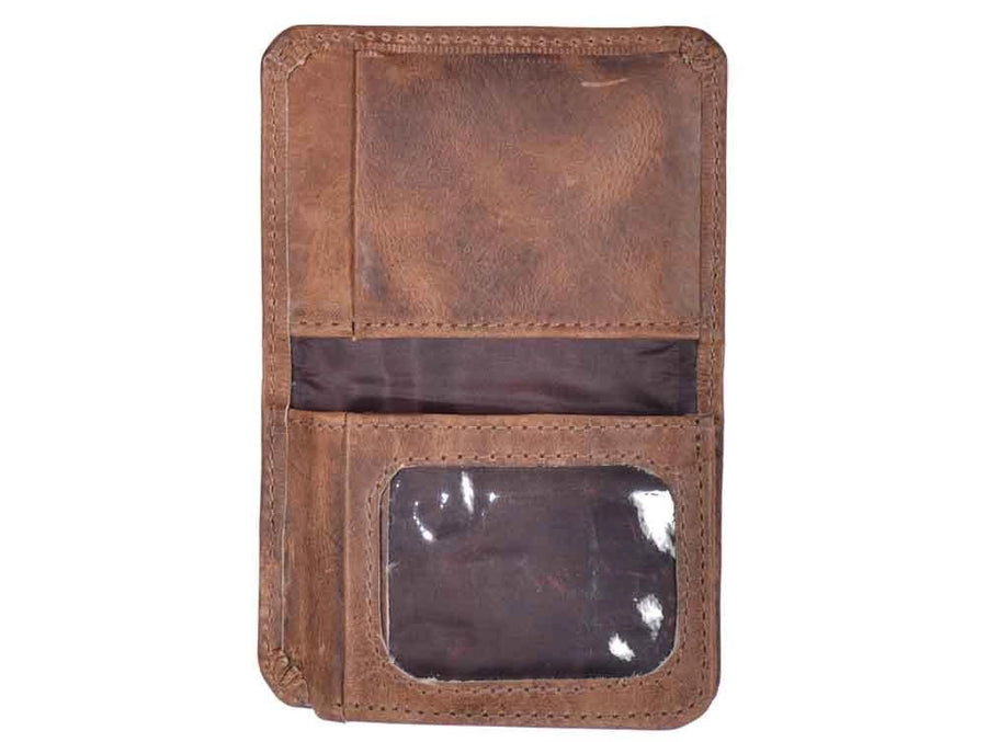 Leather Wallet w/ID Window