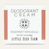 Rosemary Patchouli Deodorant Cream