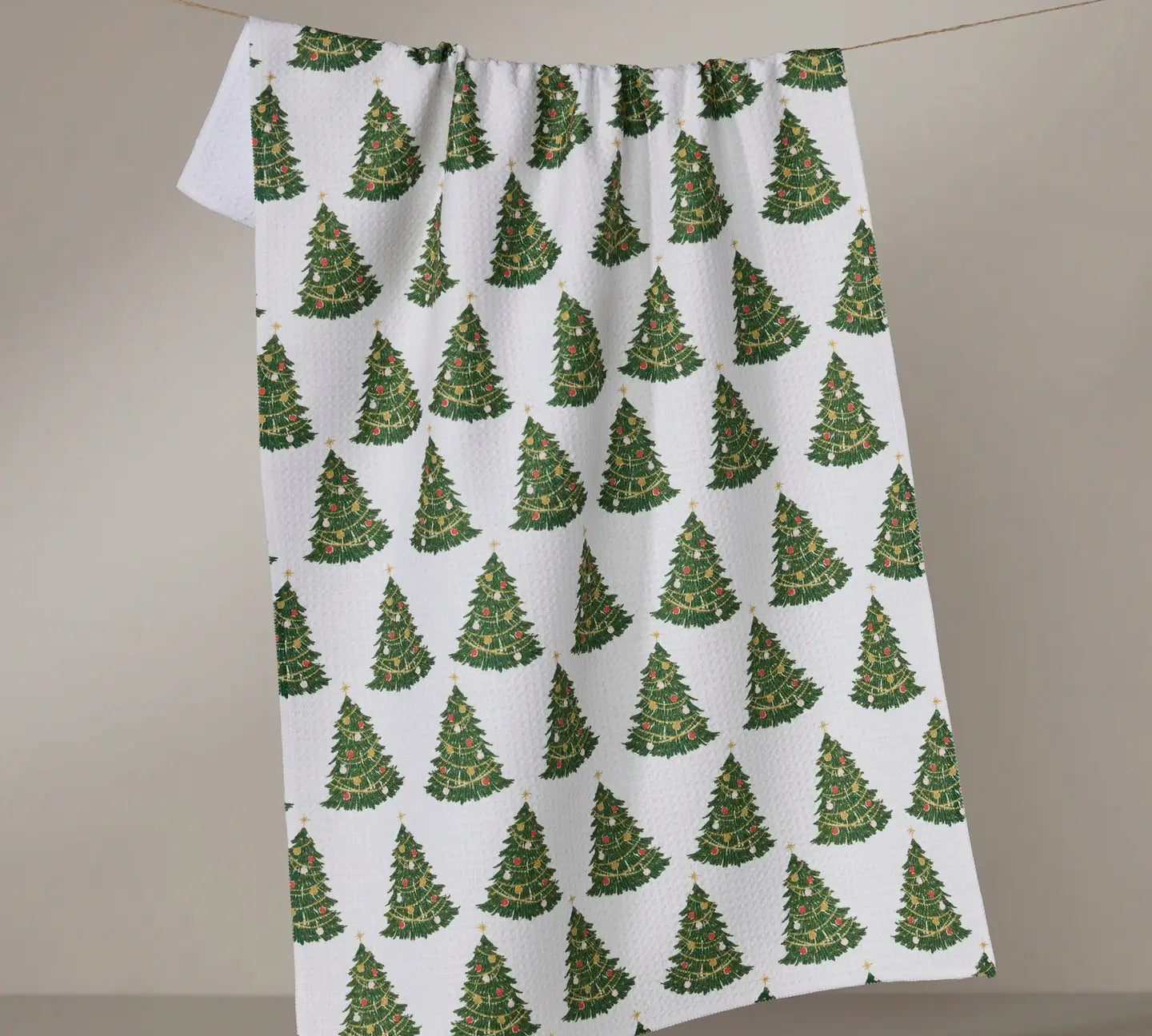 Christmas Geometry Tea Towel 18x30