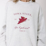 Iowa State Embroidered Mock Neck