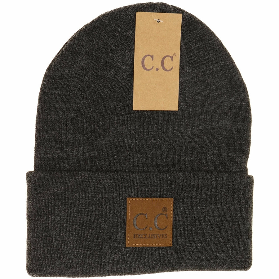 CC Unisex Classic Oversize Logo Beanie