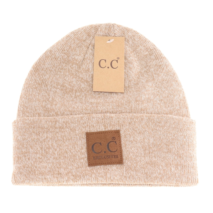 CC Unisex Classic Oversize Logo Beanie