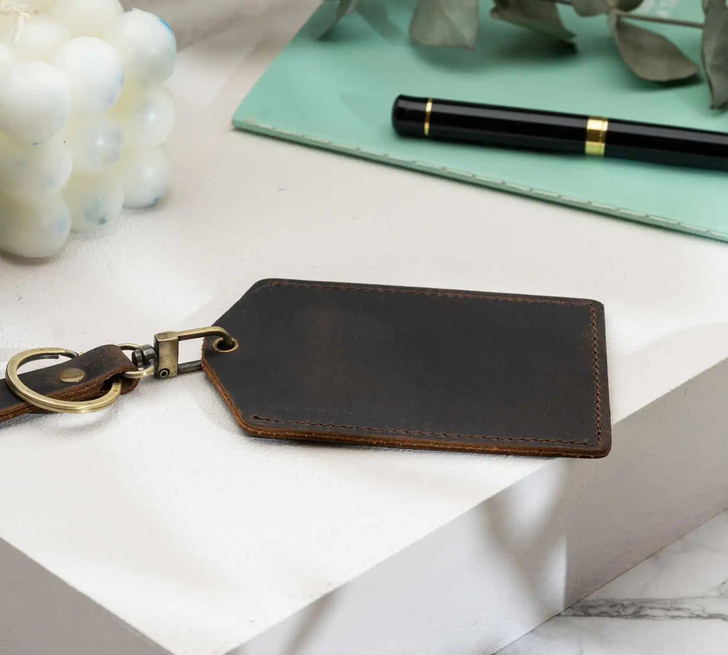 Leather Luggage Tag