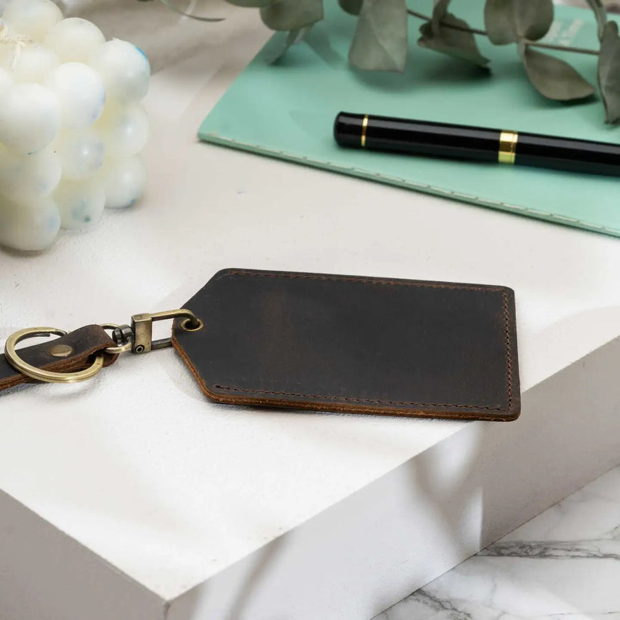 Leather Luggage Tag