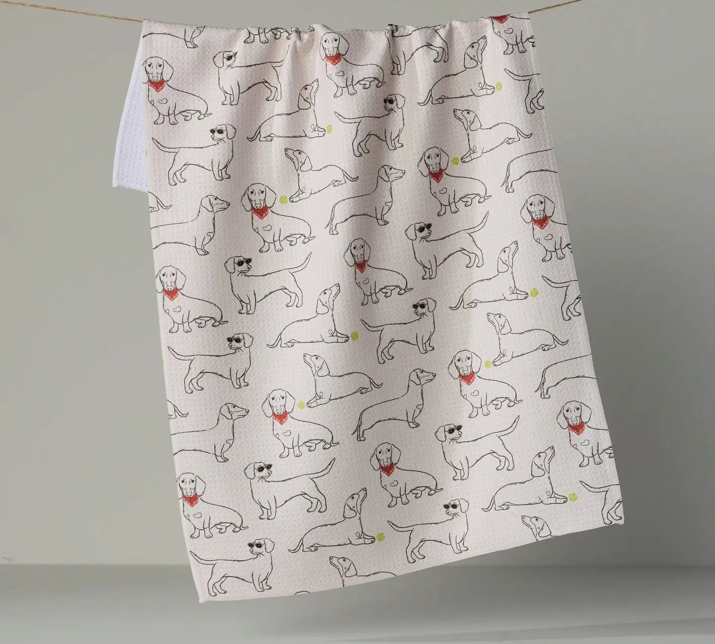 Geometry Tea Towel 18x30"