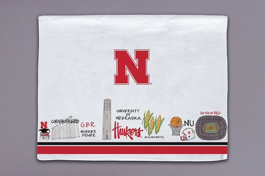 Nebraska Icon Towel