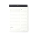 Daily Tasks Planner Pad