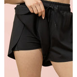 Side Overlap Shorts w/Short Lining