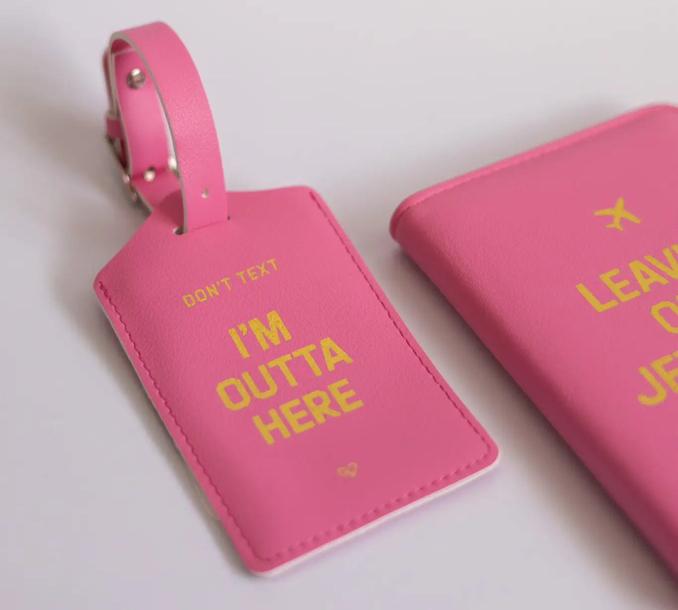 Pastel Luggage Tag