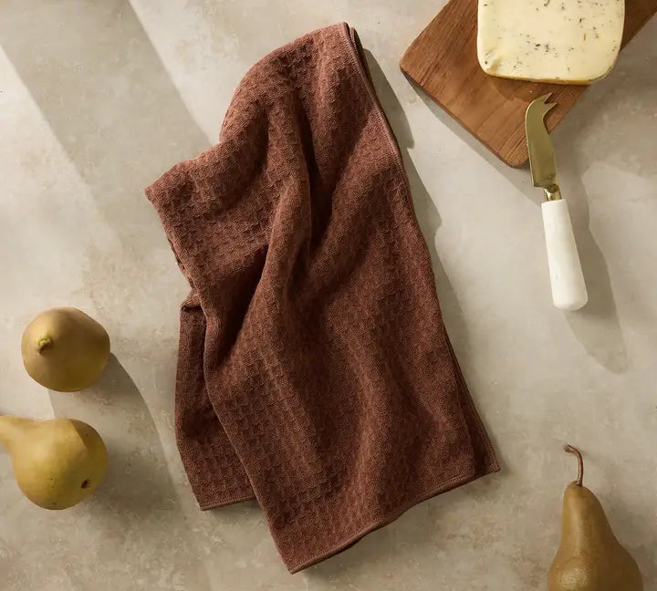 Geometry Waffle Hand Towel