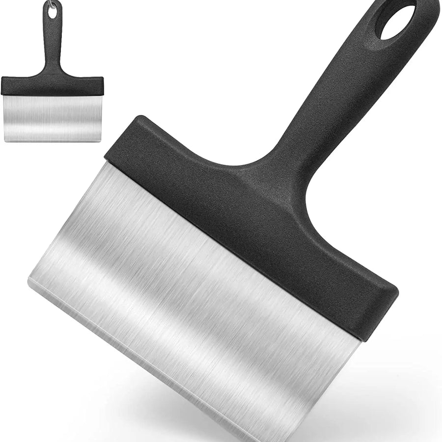 Outset Stainless Steel Griddle Scraper w/ Handle