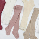 Girls French Lace Tights