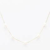 Gold Elyse Necklace w/Pearls