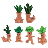 Yoga Plant Figurines
