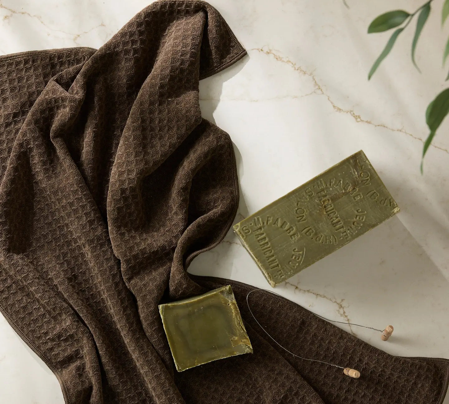 Geometry Waffle Hand Towel