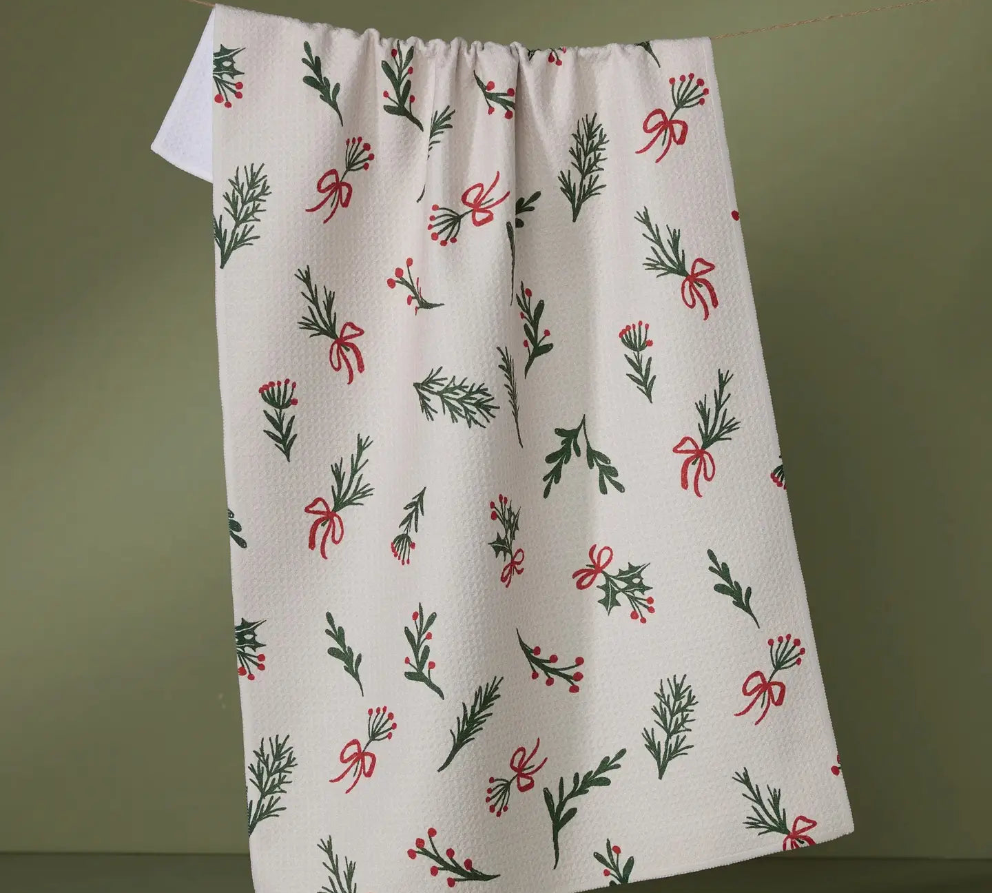 Christmas Geometry Tea Towel 18x30