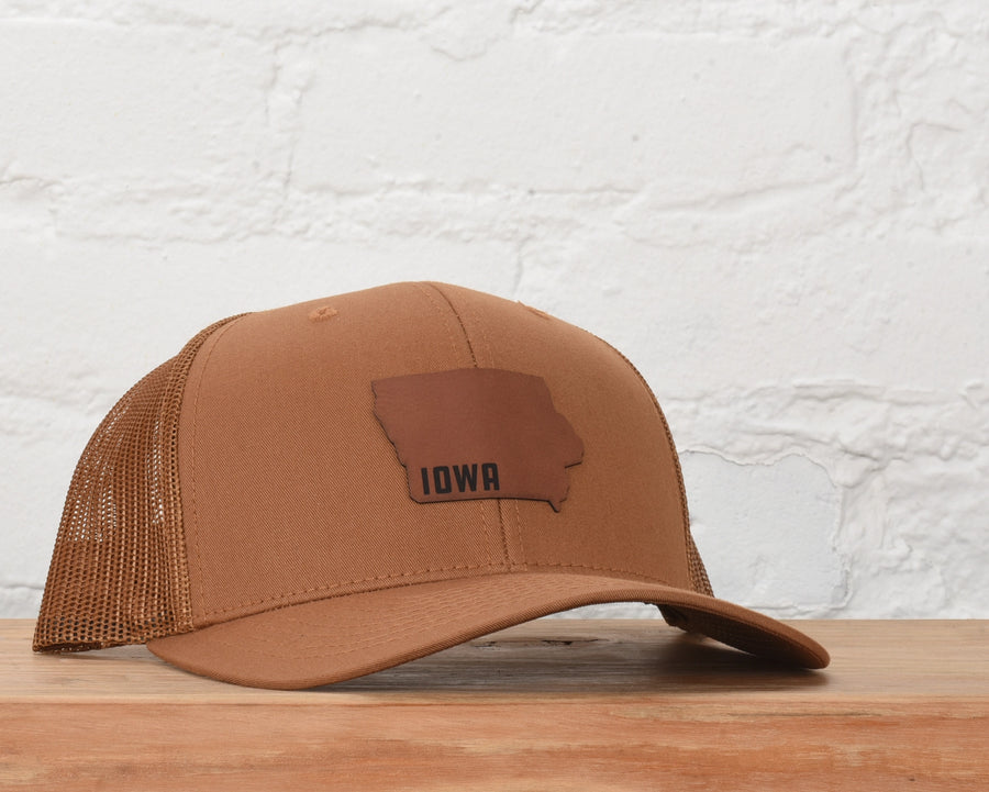 Iowa Shaped Snapback Hat