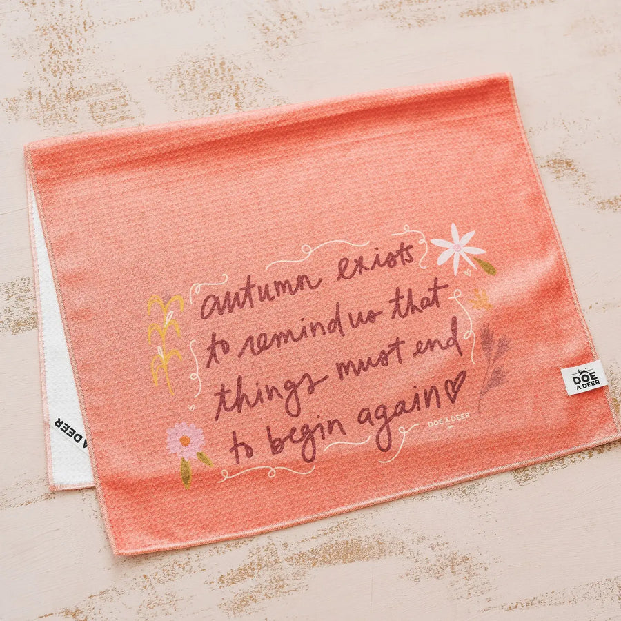 Doe a Deer Waffle Towel