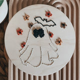 Retro Ghost Ornament Embroidery Kit