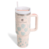Tropical Leaves 40oz Tumbler