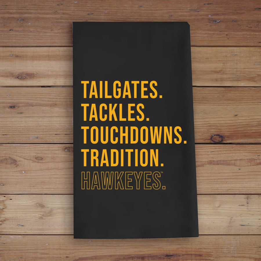 Tailgates & Tackles Iowa Towel