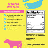 Shredded Beef Tacos Crockstar Kit