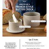 Matte Butter Crock