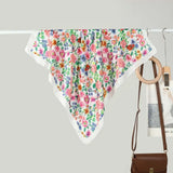 Large Floral Print Bandana Scarf