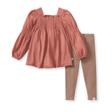 Smocked Toddler Tunic Set